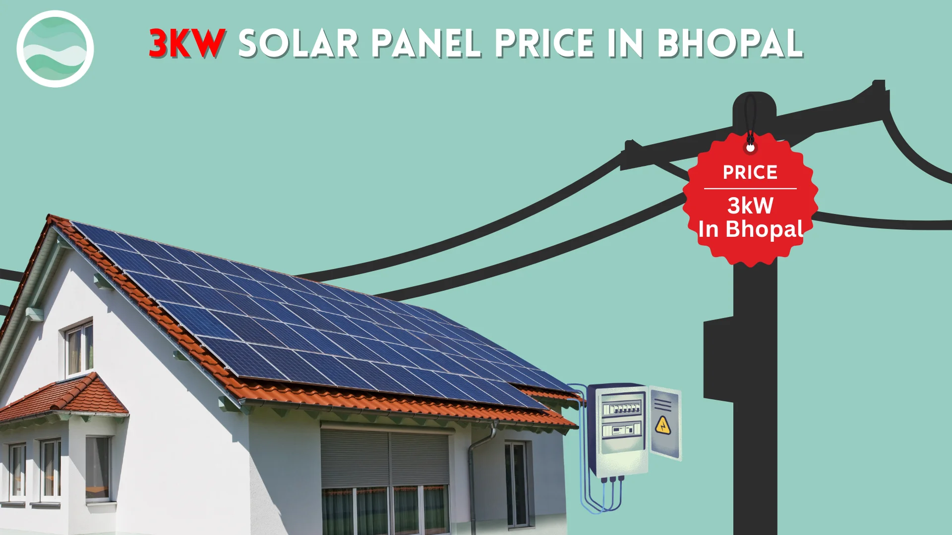 blog banner image for 3 kw solar panel price in bhopal